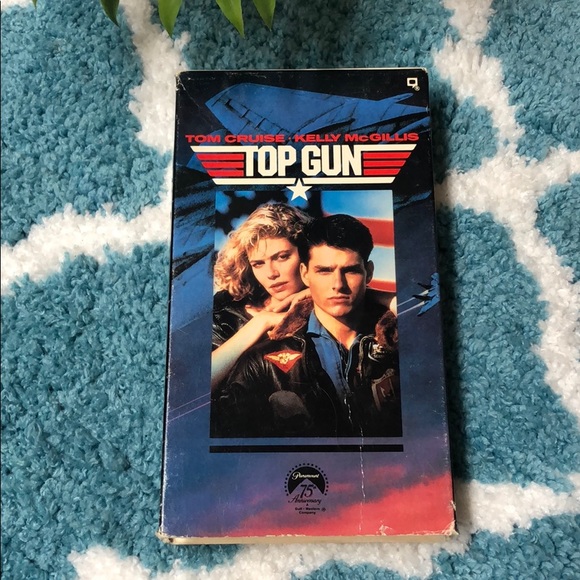 Paramount Media Top Gun Starring Tom Cruise Vhs Poshmark